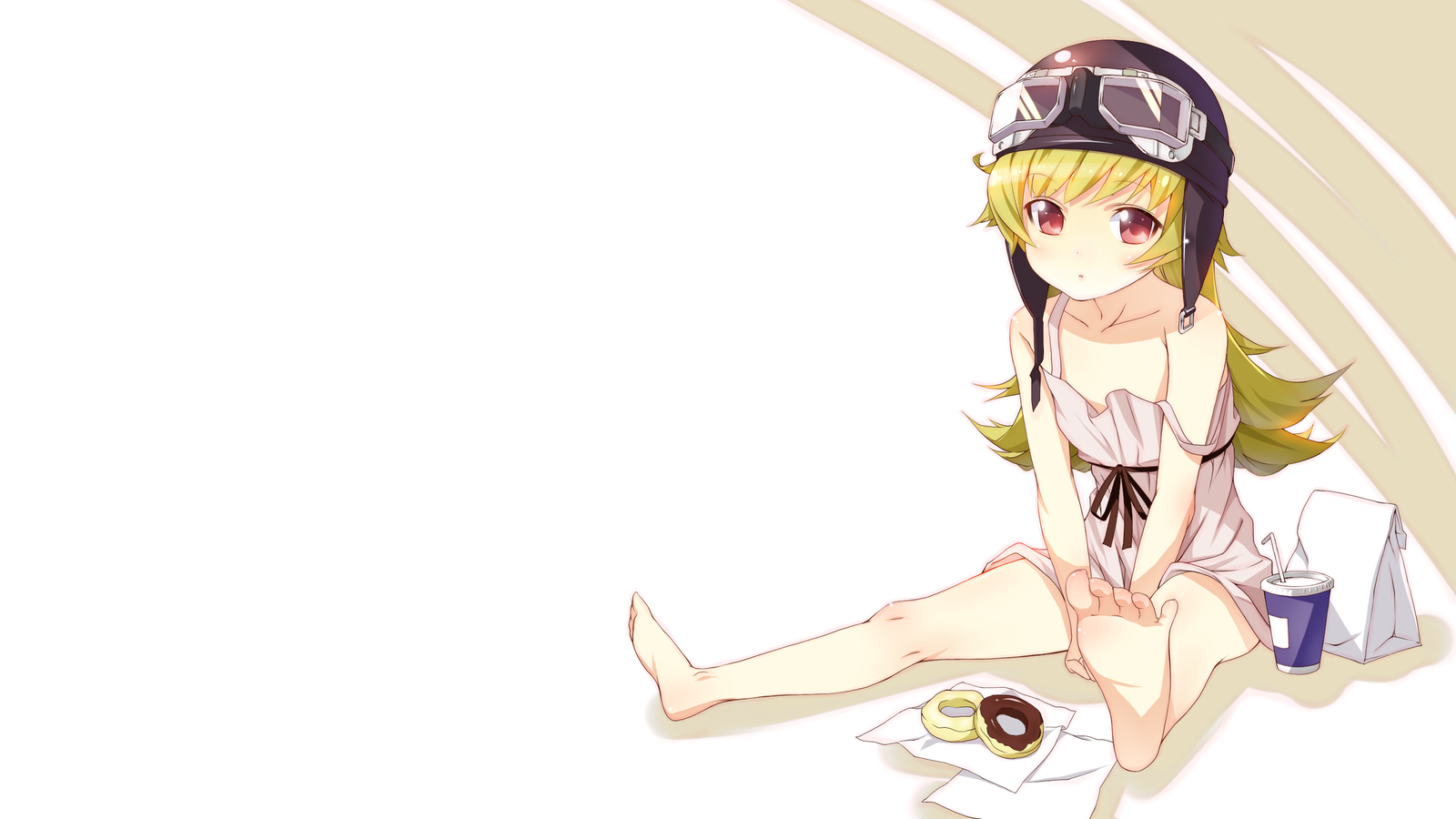 Shinobu - Shinobu Oshino, Anime Art, Monogatari series, Арт, Аниме