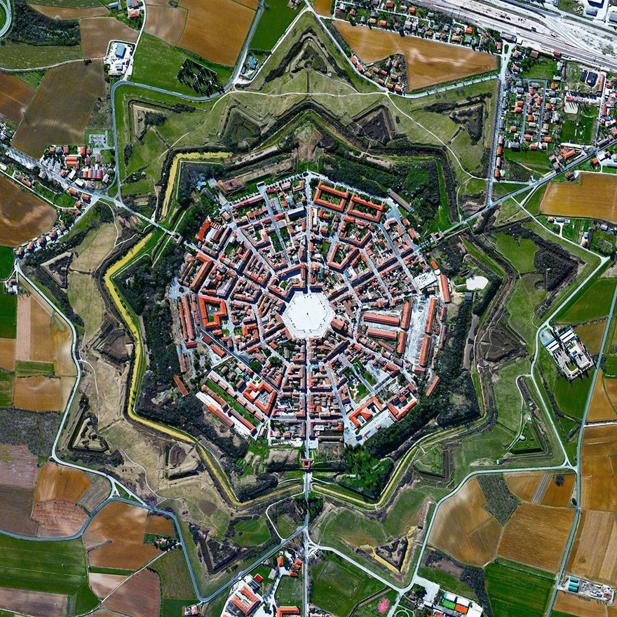 Palmanova, Italy - Italy, Palmanova, Drone