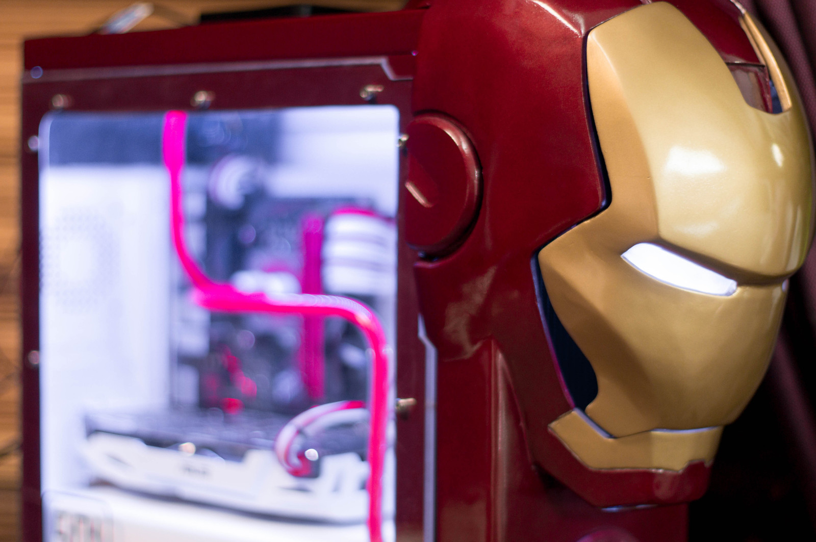 Modding an old computer case in the style of Iron Man - My, Modding, iron Man, Creation, Longpost