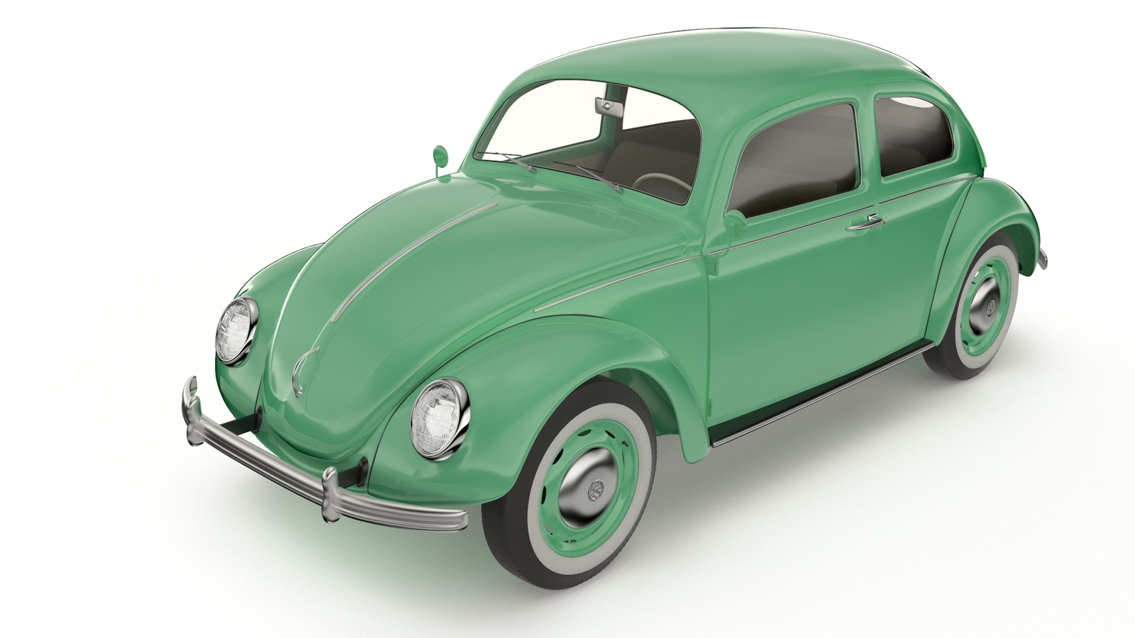 Volkswagen Beetle mk1 1938г. - Моё, 3DS max, Vray, 3D моделирование, Ретроавтомобиль, Volkswagen, Volkswagen Beetle, Длиннопост