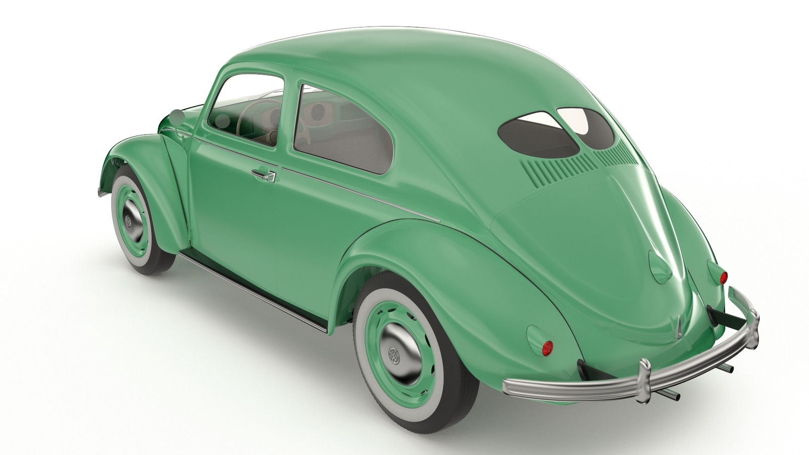 Volkswagen Beetle mk1 1938г. - Моё, 3DS max, Vray, 3D моделирование, Ретроавтомобиль, Volkswagen, Volkswagen Beetle, Длиннопост