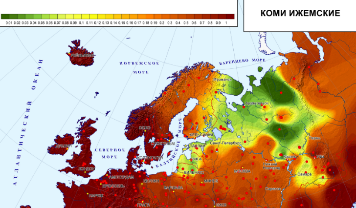 Gene pool of the peoples of North-Eastern Europe. - Genetics, People, Finns, Karelians, Latvians, Estonians, Lithuanians, Komi, Longpost