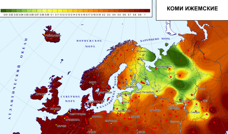 Генофонд народов Северо-Восточной Европы. От финнов до литовцев. - Генетика, Народ, Финны, Карелы, Латыши, Эстонцы, Литовцы, Коми, Длиннопост