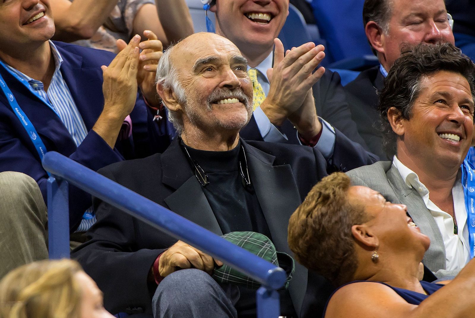 Sean Connery, 87, at the US Open - Sean Connery, Actors and actresses