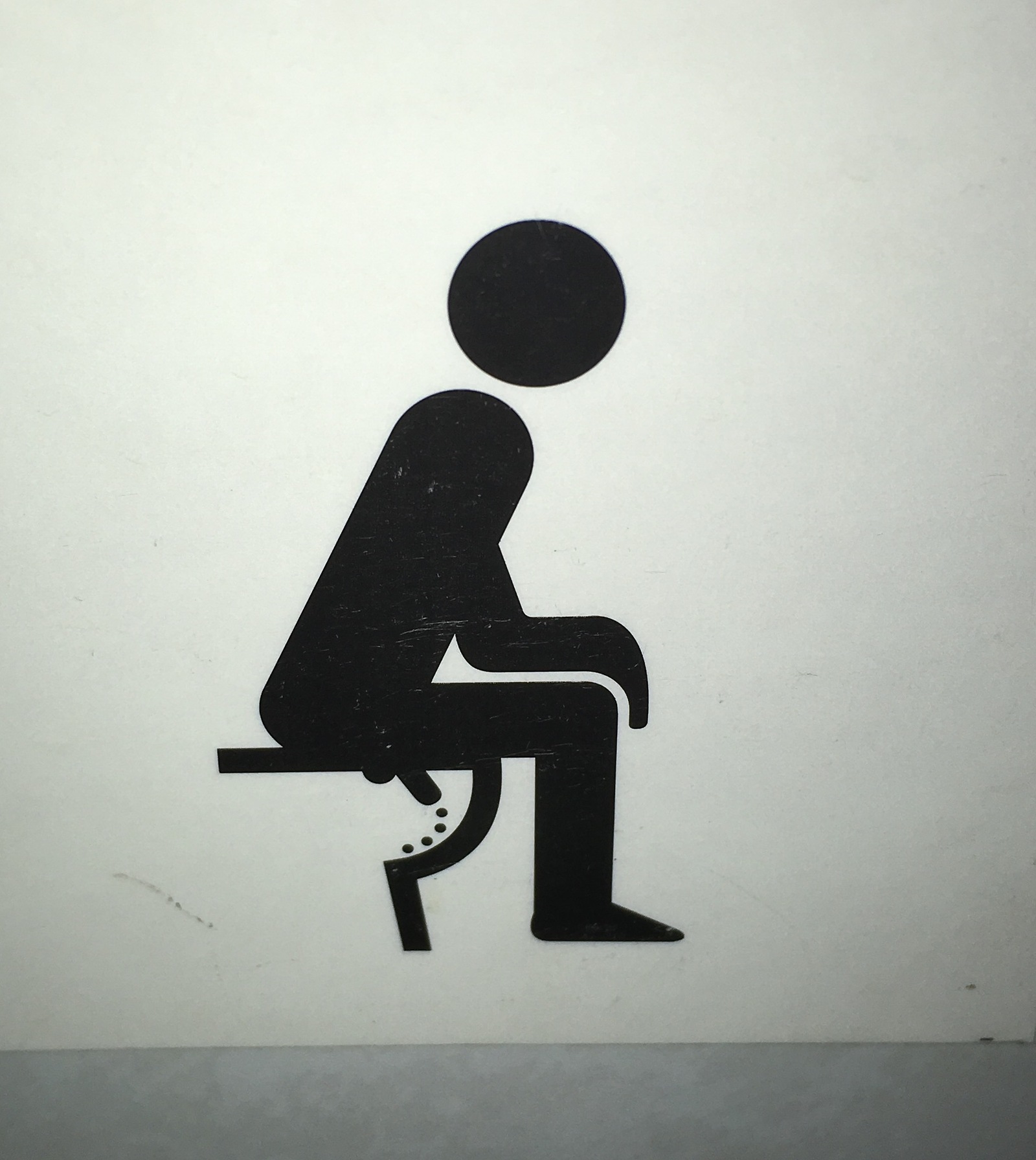 Men write while sitting ... - My, Toilet, Табличка, Bus, Europe, Transport, Longpost