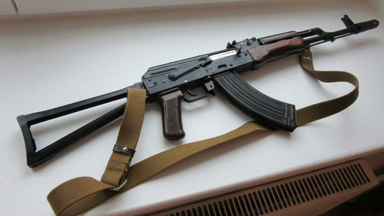 Home firearm post) - My, Akm, Kalashnikov assault rifle, Firearms