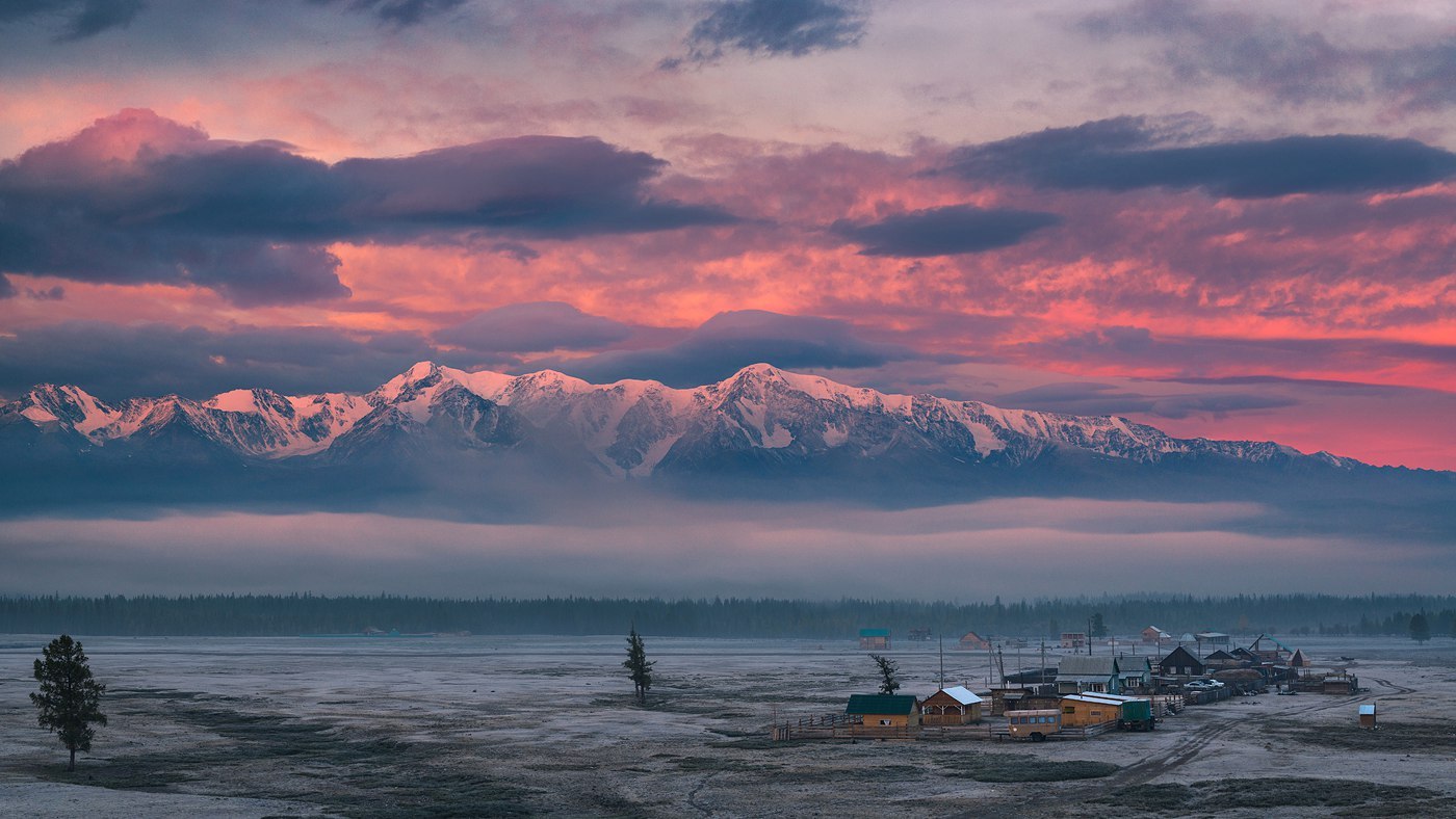 Autumn in the Kurai steppe - Altai, Autumn, Nature, Landscape, Gotta go, Russia, The mountains, Longpost, Altai Republic