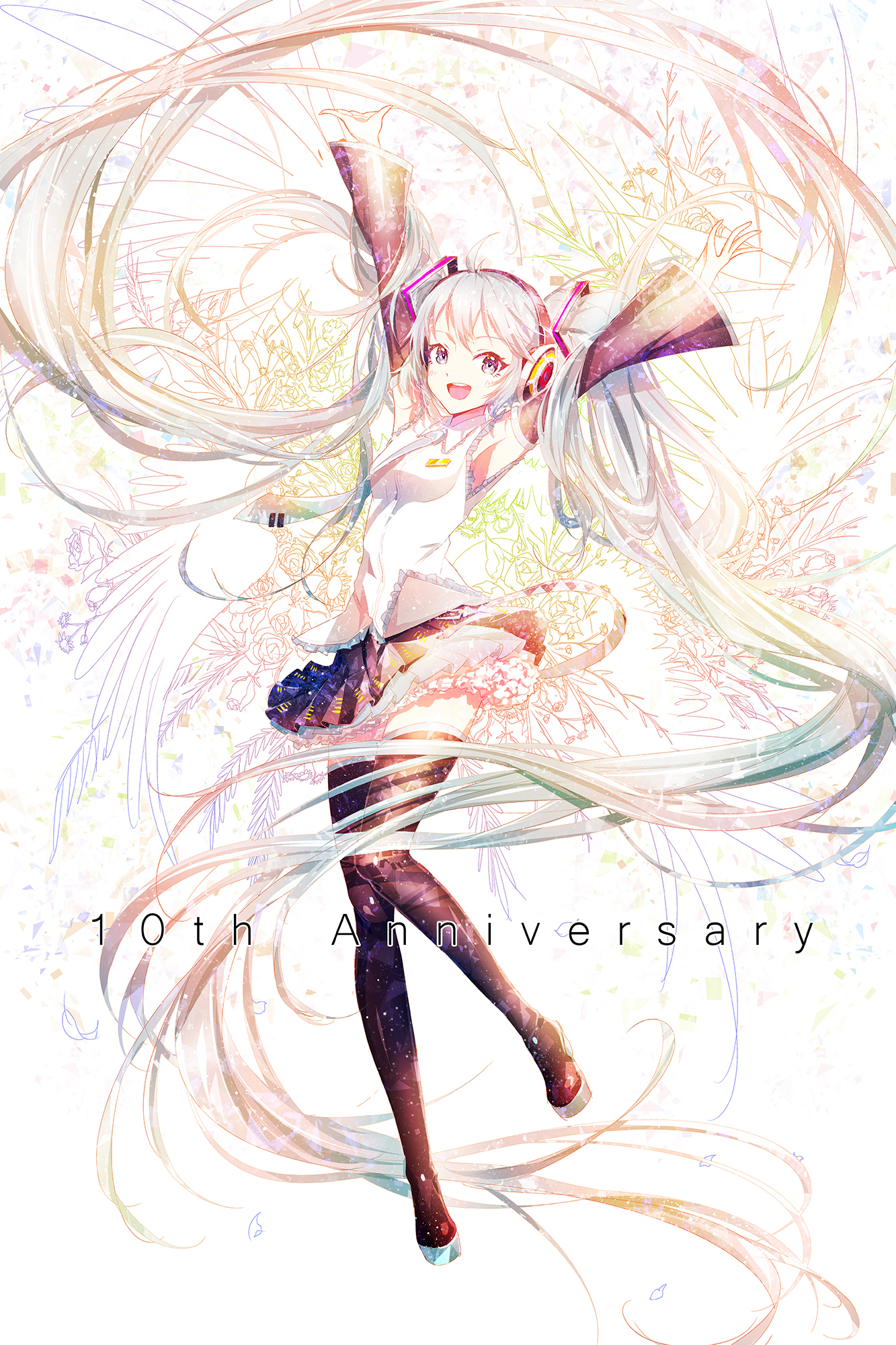 Anniversary - Hatsune Miku, Vocaloid, Not anime, Anime, Anime art