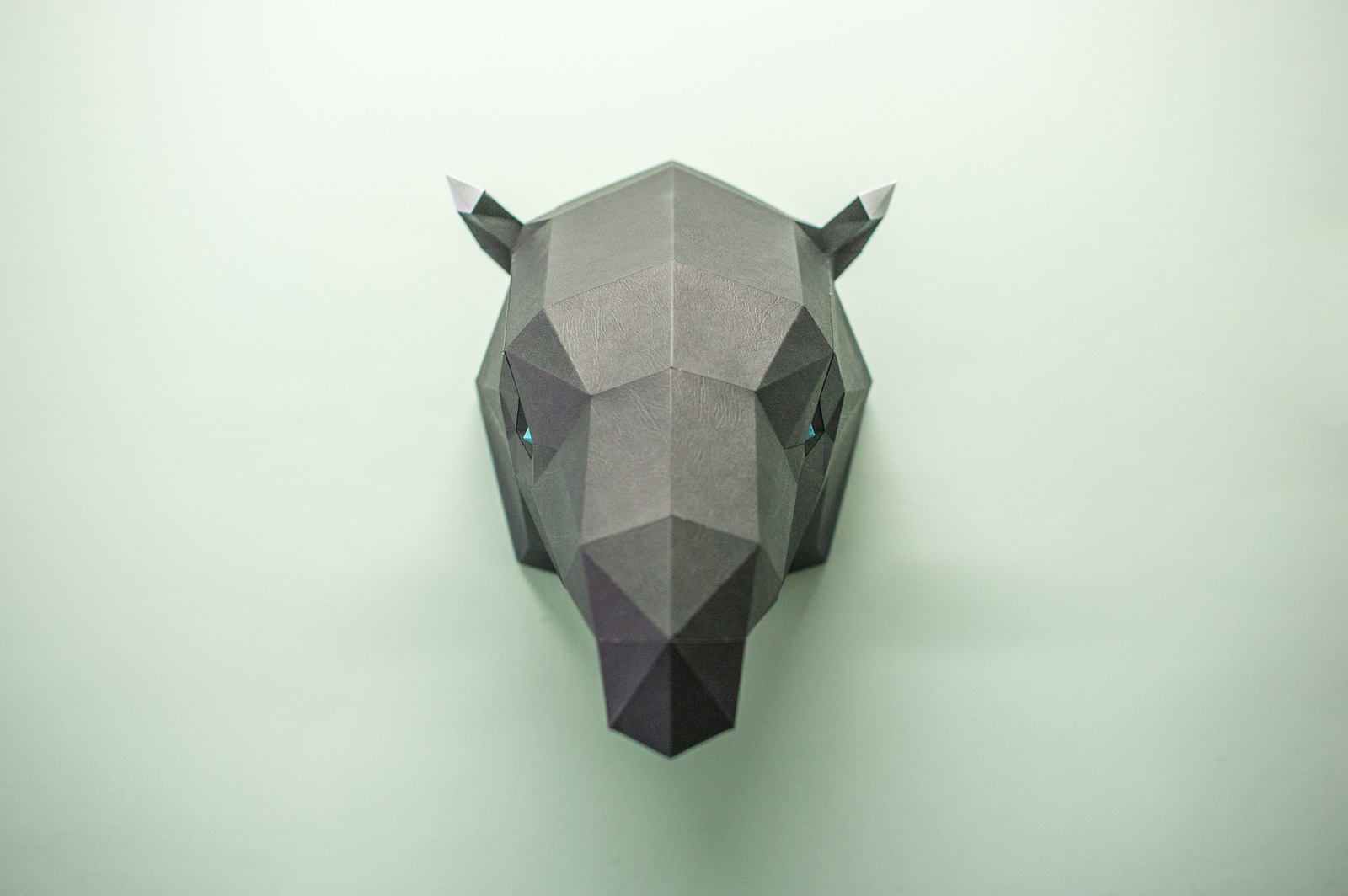 Paper figures, something new - My, Pepakura, Papercraft, Low poly, Handmade, Animals, Trophy, , Longpost