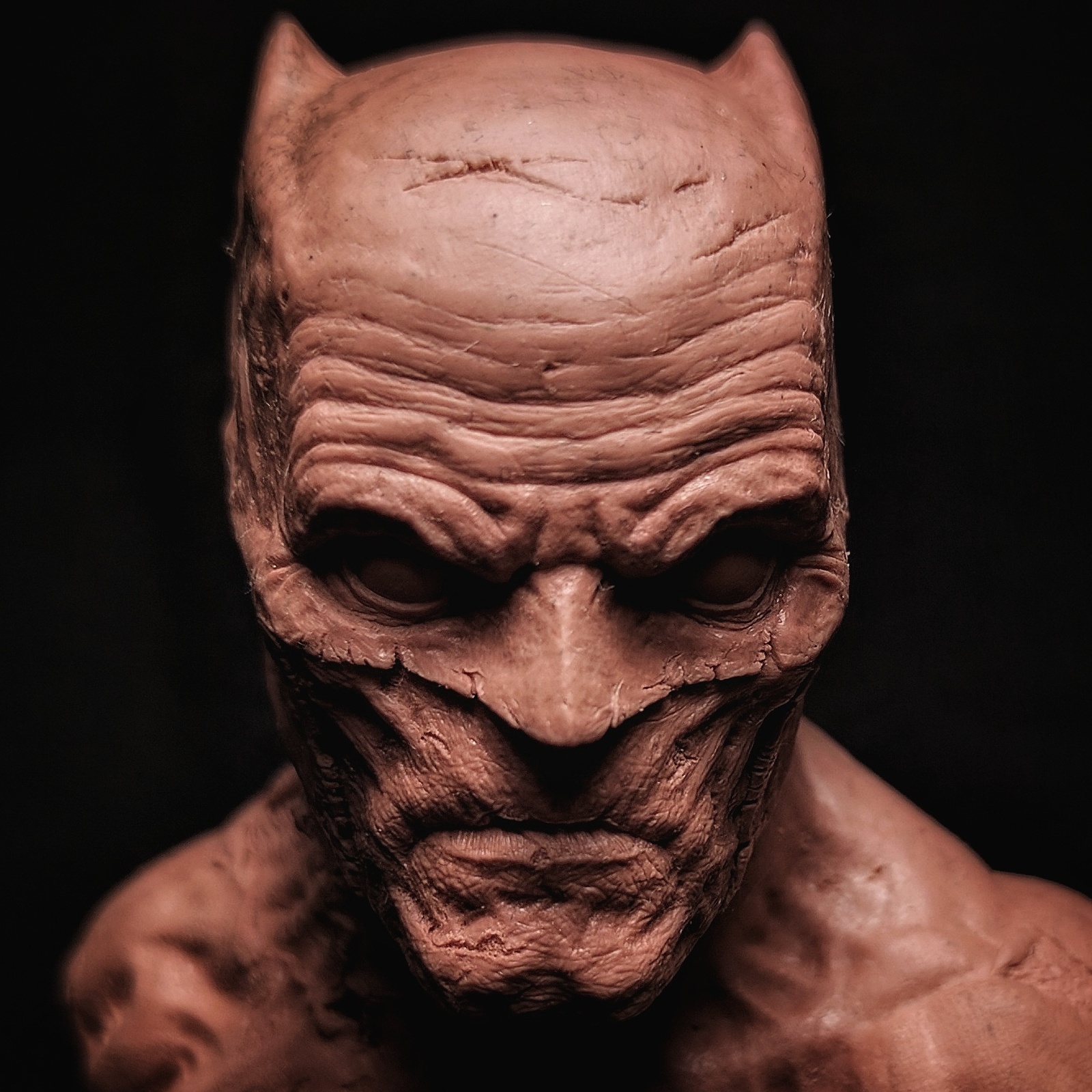 Batman Blackest Night plasticine - My, Batman, Sculpture, Creation, Comics, Plasticine, Dc comics, Longpost