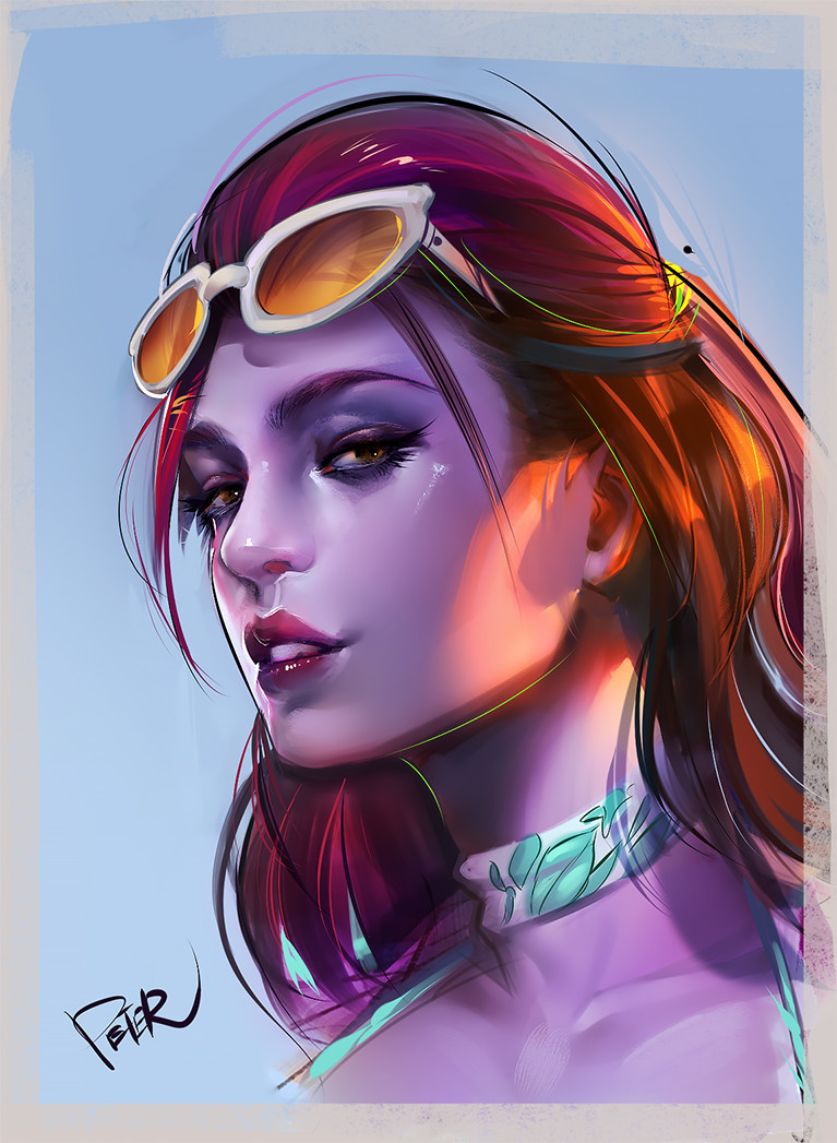 Amlie Lacroix Art - Overwatch, Widowmaker, Widowmaker, Amelie Lacroix, Art, Peter Xiao