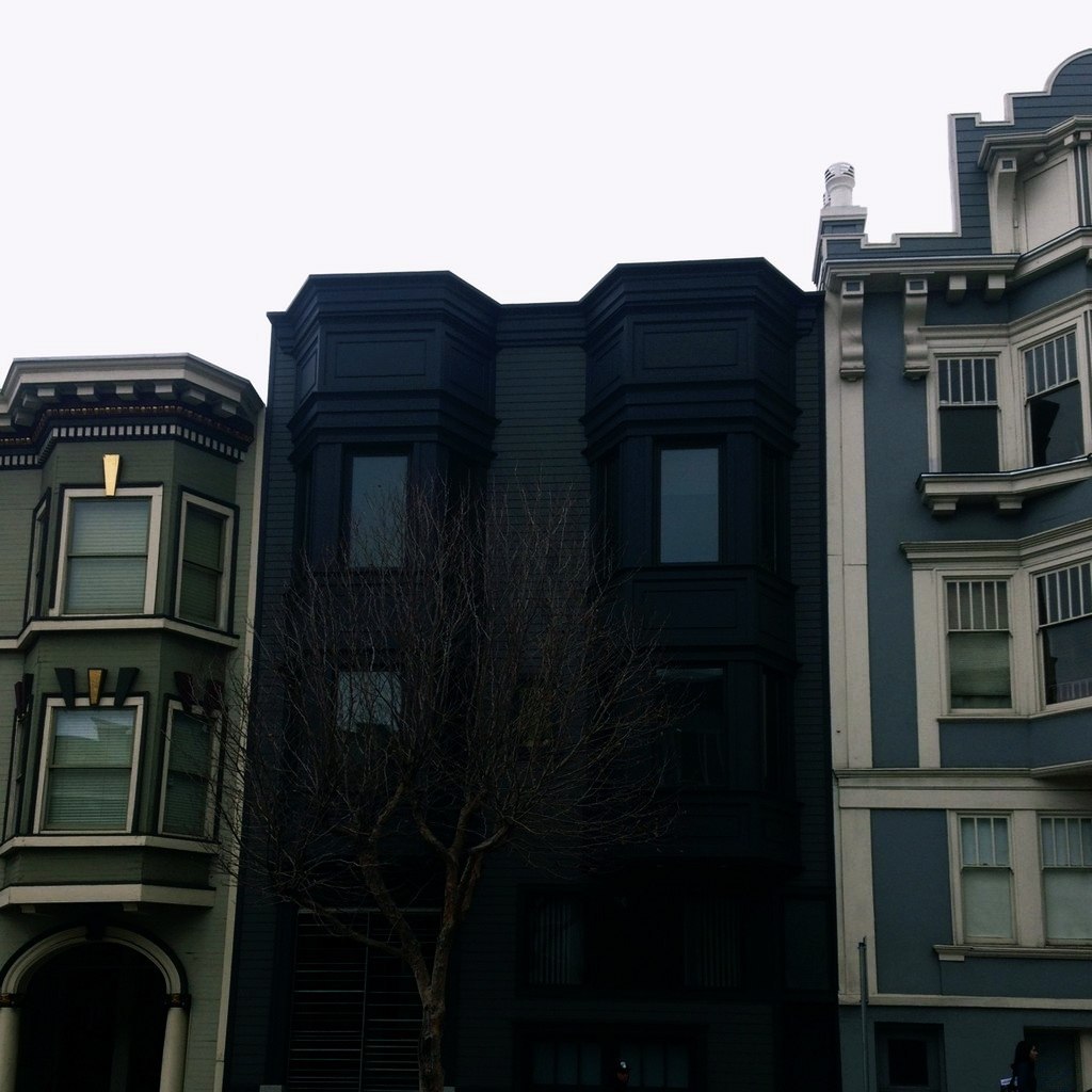 frosted house - House, Black, Architecture