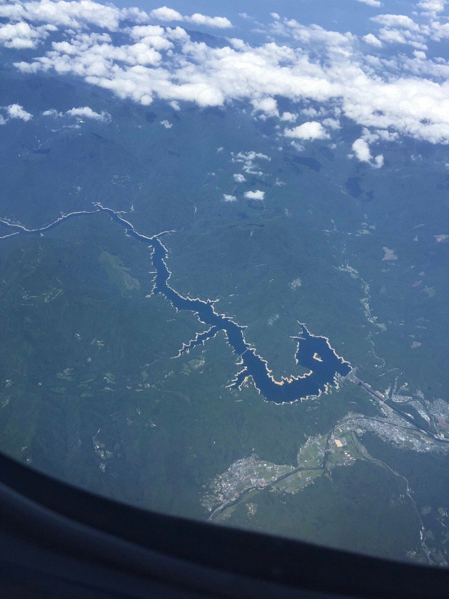 Dragon Shaped River (Samurai Dam in Kochi, Japan) - River, The Dragon, The photo, Reddit