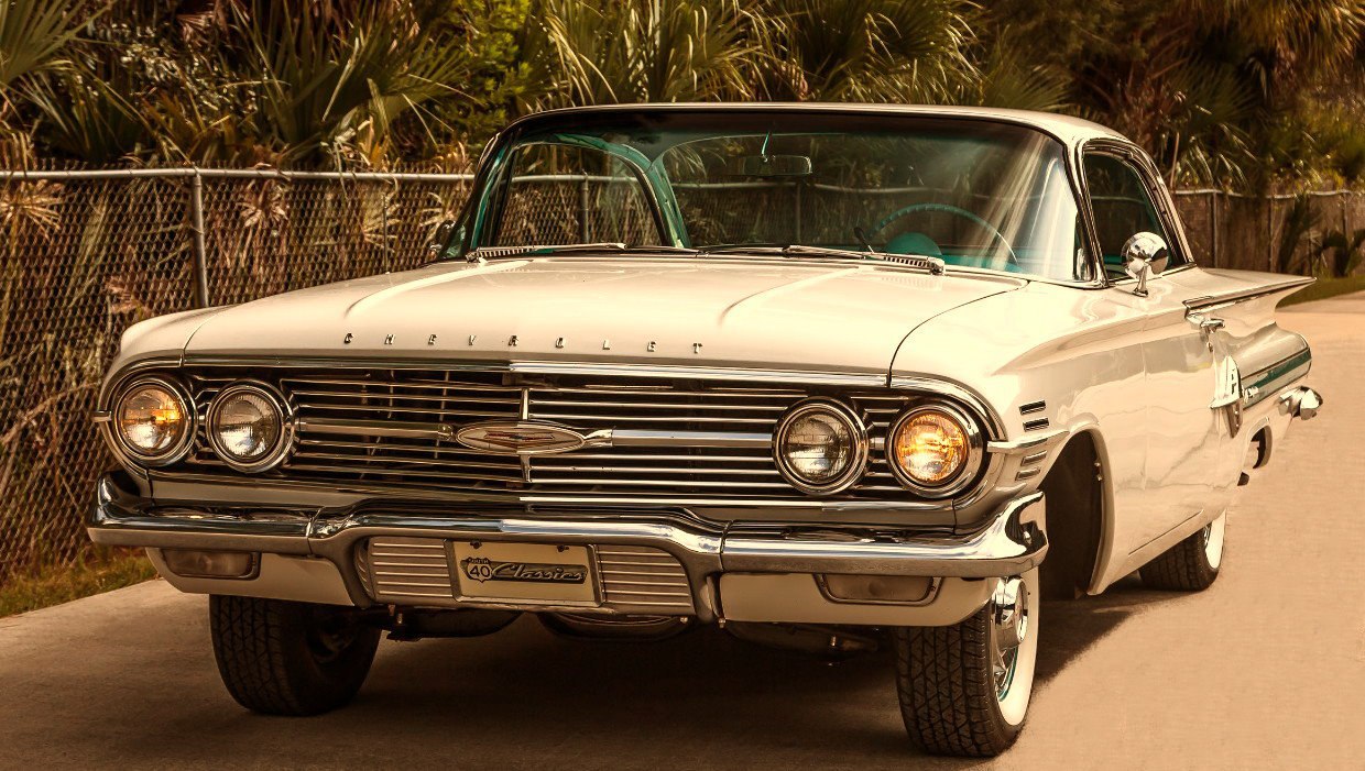 1960 Chevrolet Impala Coupe 348 (5.7) 335 HP - Chevrolet impala, Auto, Car, Classic, V8, Longpost