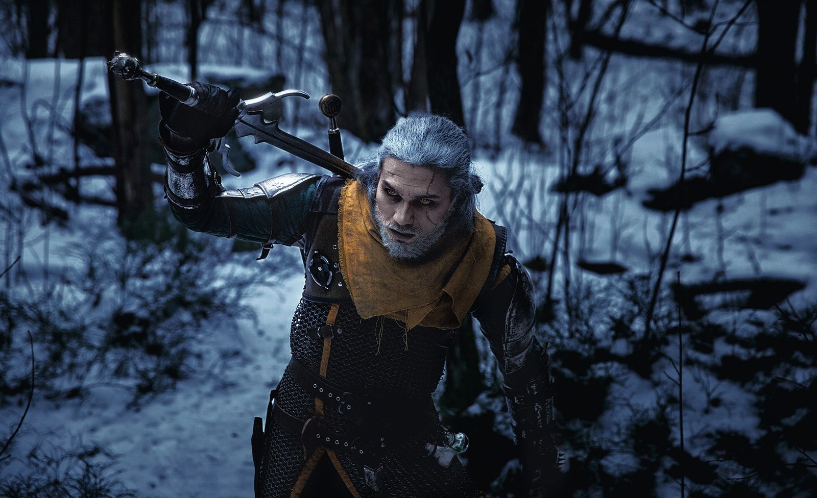 Geralt of Rivia. Imp hunt. - My, Witcher, Geralt of Rivia, Andrzej Sapkowski, Fantasy, CD Projekt, Cosplay, Russian cosplay, Longpost