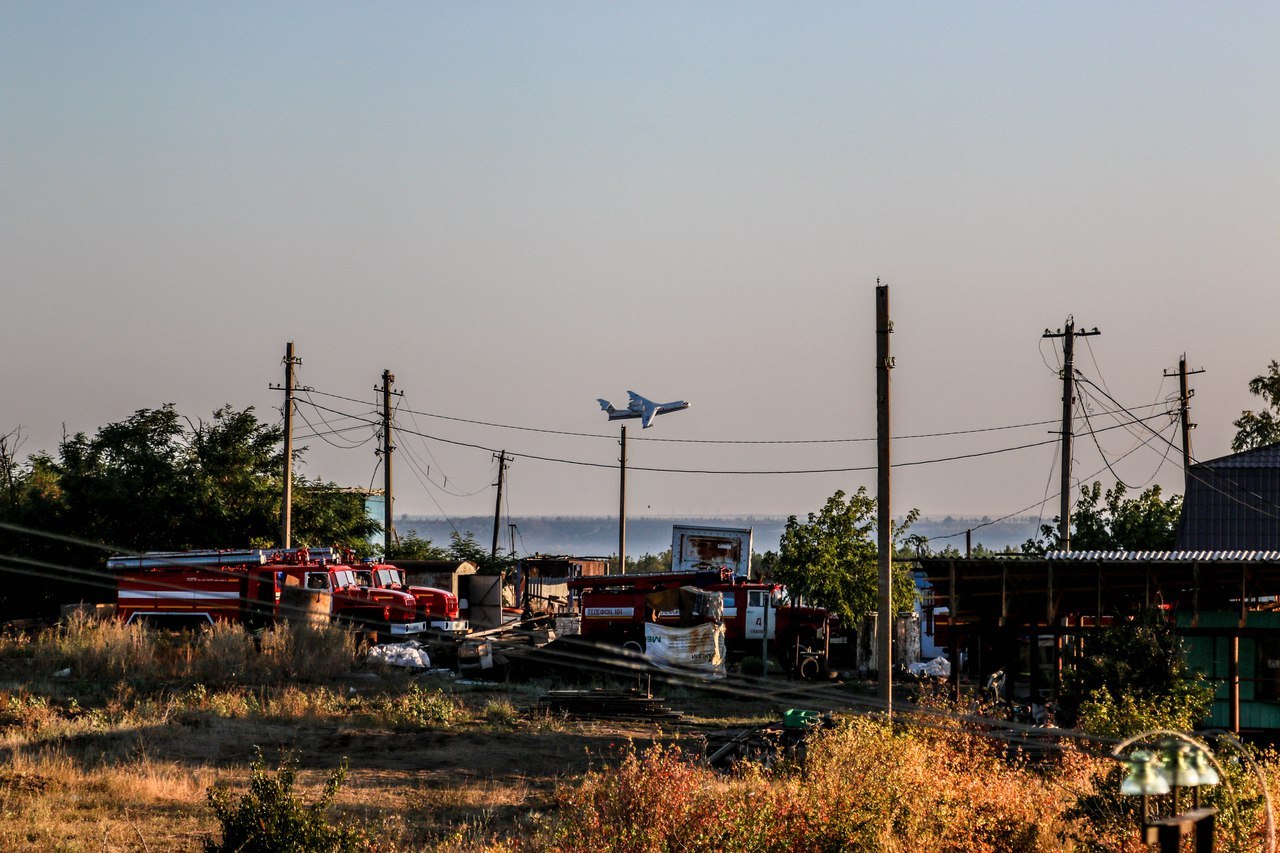 The largest natural fires in Volgograd - My, Ministry of Emergency Situations, Volgograd, Video, Longpost