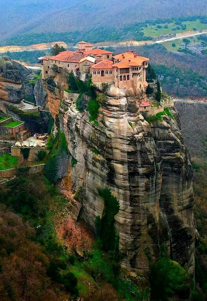 Bird's-eye - Monastery, Greece, Meteora