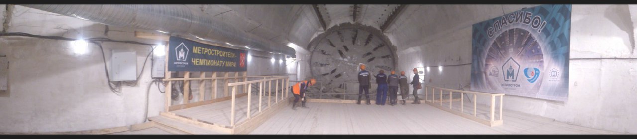 Exit of the tunneling shield Nadezhda - My, Metro, Building, Metrostroy, Subway, Mine, Video, Longpost, Saint Petersburg