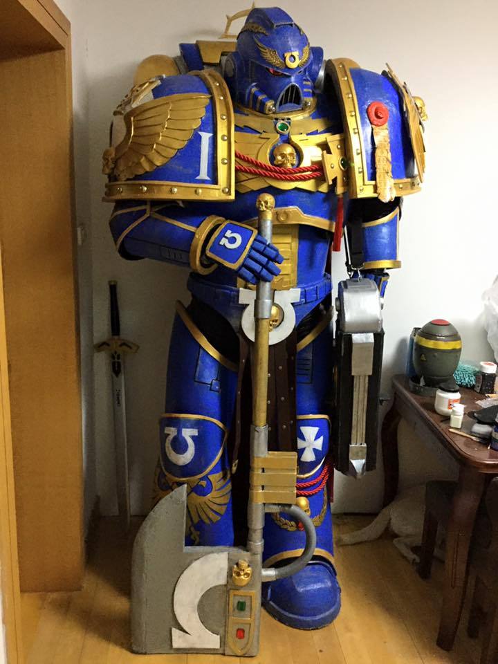 Space Marine Armor - Warhammer 40k, Cosplay, Armor, Space Marine, Ultramarines, Longpost