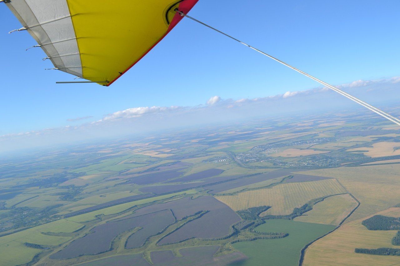 First flight - My, Travel across Russia, Sky, Aviation, Flight, Adventures, Travels, Extreme, Hang glider, Longpost