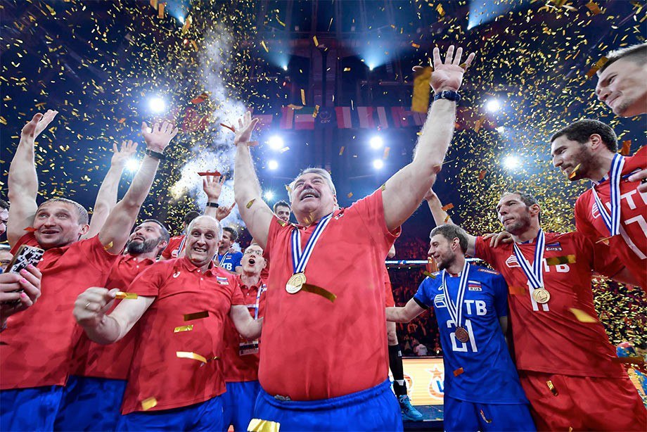 The Russian men's volleyball team became the European Champion! - Volleyball, Champion, Russian team