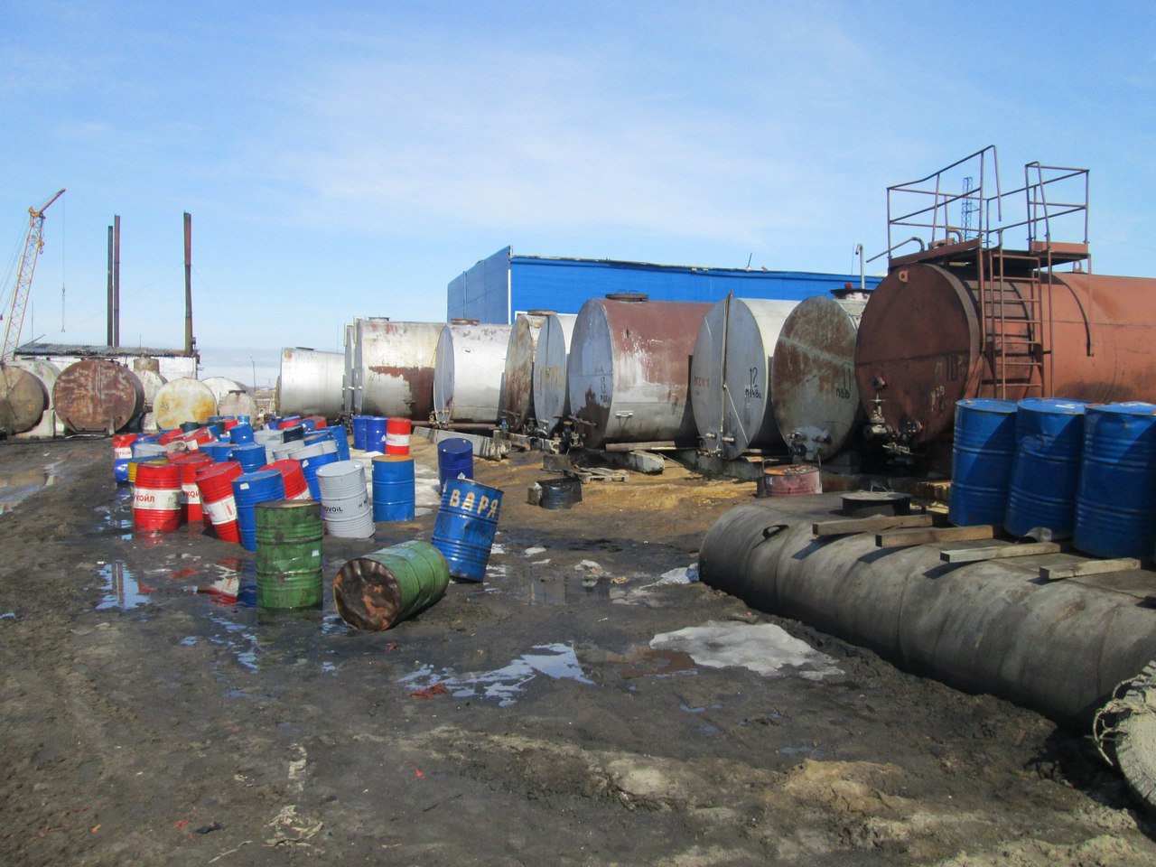 The devastation is not in the closets, but in the heads! Order at the facilities of one of the Yamal entrepreneurs. + Cooking gasoline - My, Yamal, Ecology, Oil, Order, YaNAO, Longpost