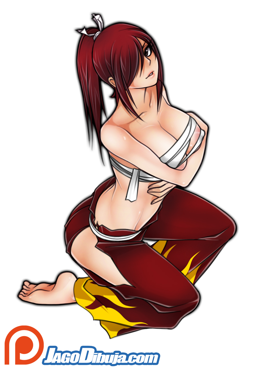 Erza Scarlet (Fairy Tail) - NSFW, Jago, Art, Anime, Fairy Tail, Erza scarlet