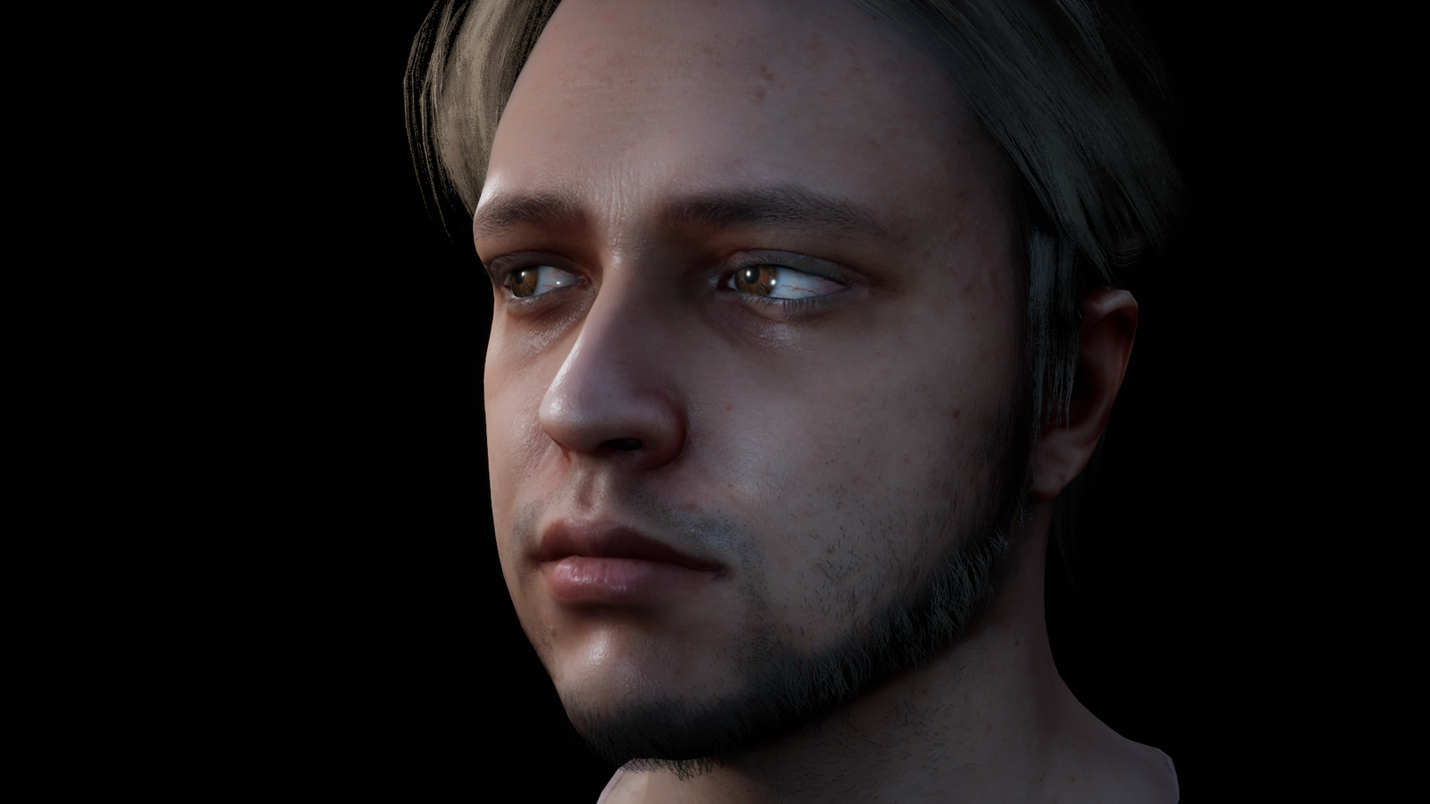 Fixed a crooked character. - My, Twin Soul, Unreal Engine 4, Game art, Survival Horror, Computer games