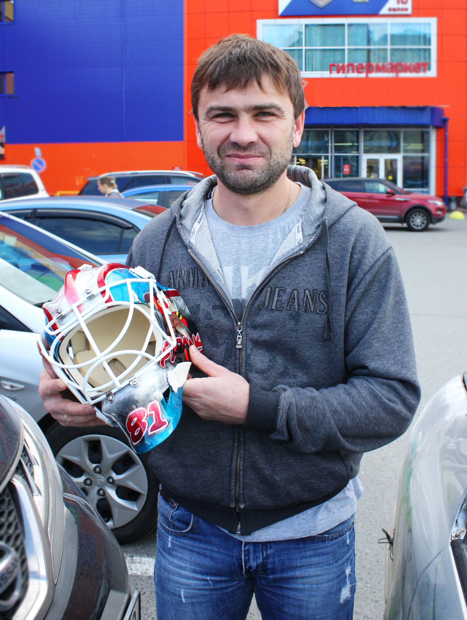 Drawing on a hockey helmet - My, Airbrushing on the helmet, Tyumen, Airbrushing72, Airbrushing, , Tyumenaero, Longpost