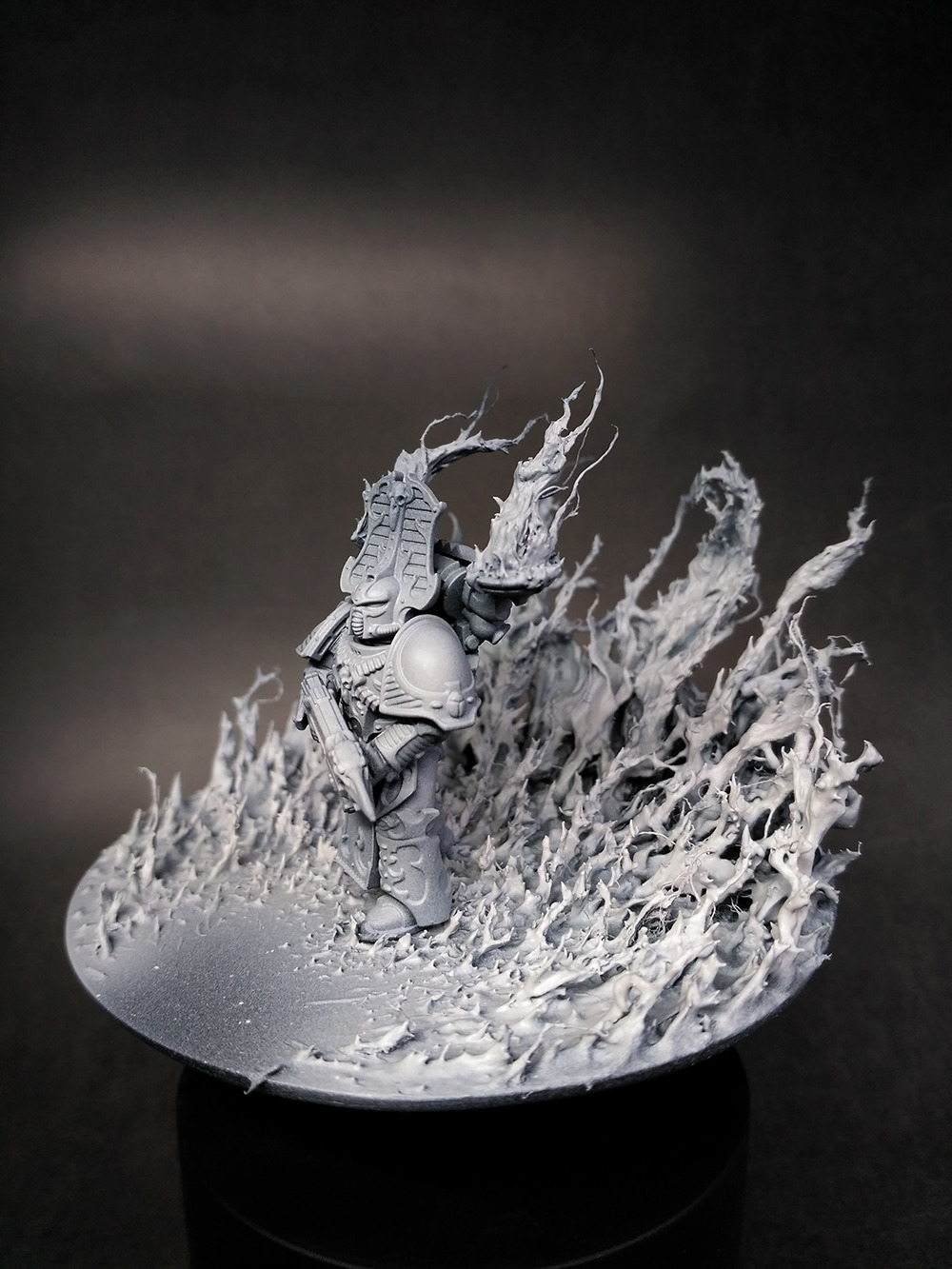 Thousand Son Marine aka «The Flame of Tzeentch» - Warhammer 40k, Wh miniatures, Thousand Sons, Announcement, Space Marine, Tzeentch, Chaos space marines, Longpost