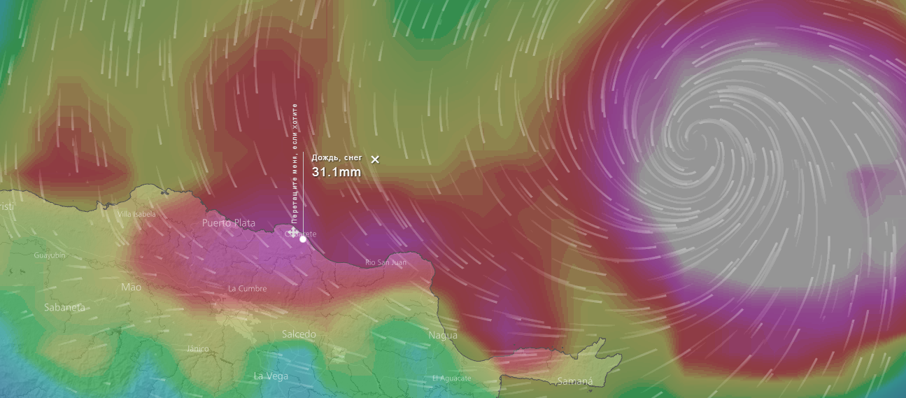 Hurricane Irma begins. - Hurricane, Irma, Dominican Republic, Longpost, Hurricane Irma