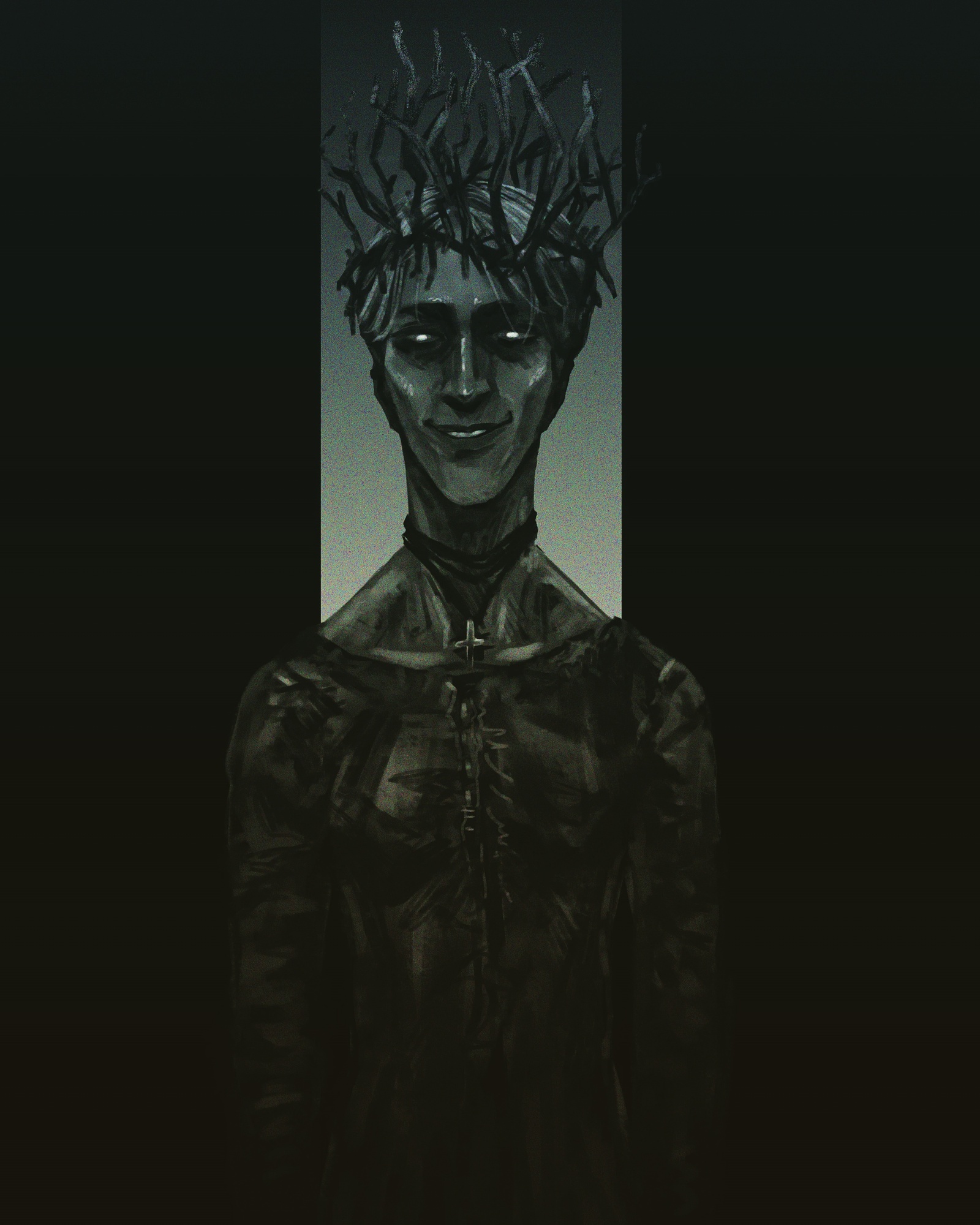 Just Vel. - My, Outlast 2, Digital, Krita, I want criticism, , Longpost