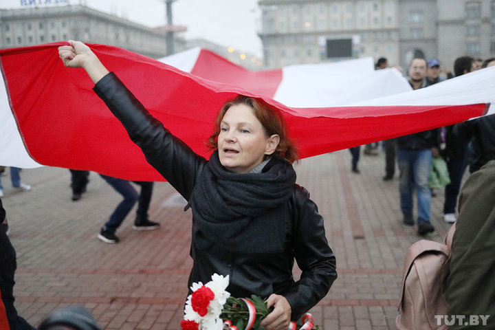 Оппозиция протестует против учений Запад-2017 в Минске. - Республика Беларусь, Оппозиция, Запад-2017, Политика, Клоун, Длиннопост