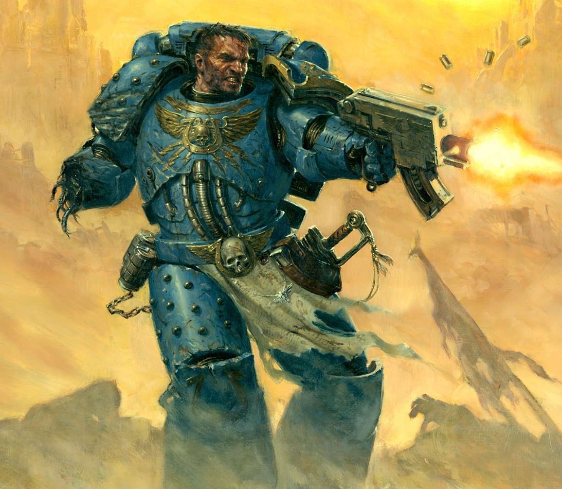 Uriel Ventris - Ultramarines, Uriel Ventris, Warhammer 40k, Арт, Wh Art, Длиннопост