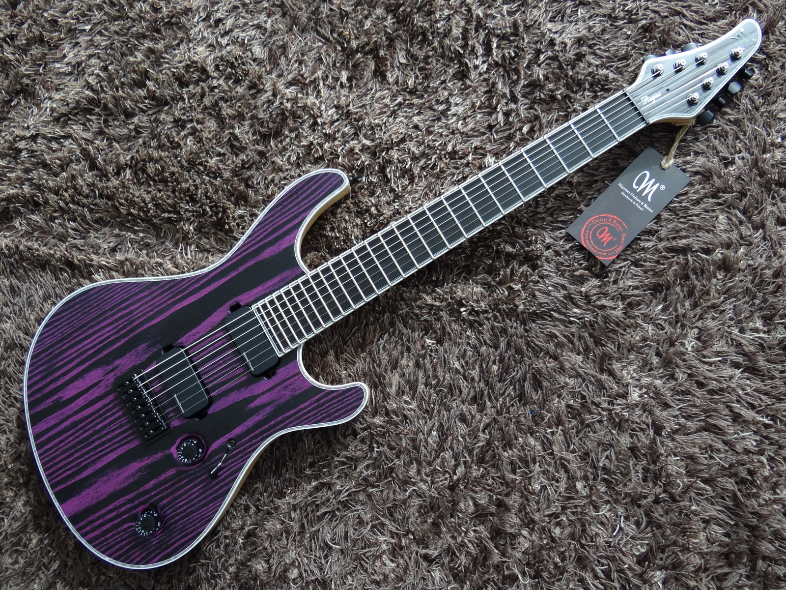 #12. Mayones Regius 7 - , beauty, Aesthetics, Electric guitar, Mitol, Metal, The photo, Dream, Longpost, Seven-string guitar, Metal