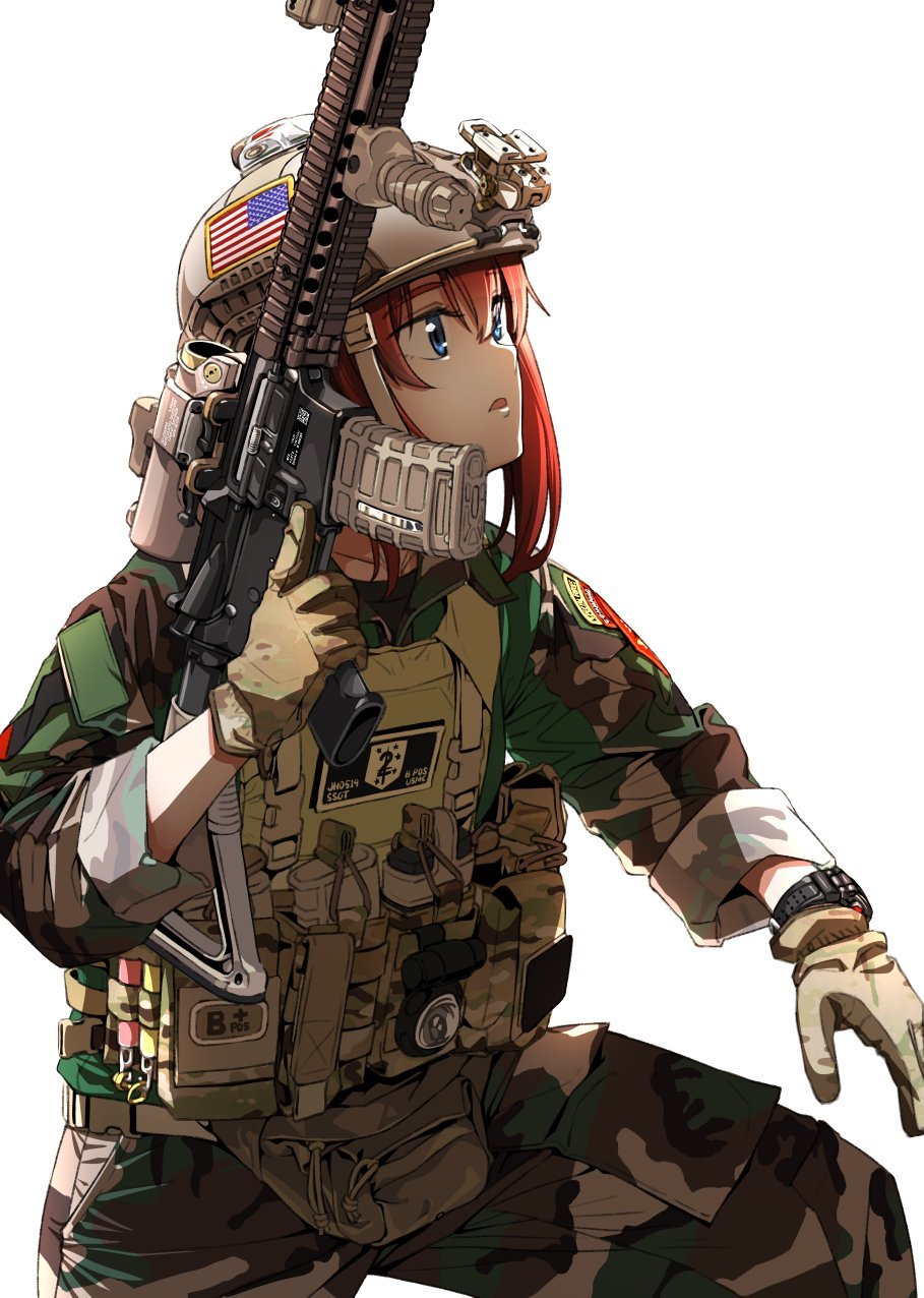 Anime military. - Anime Art, Аниме, Арт, Anime Military, Длиннопост