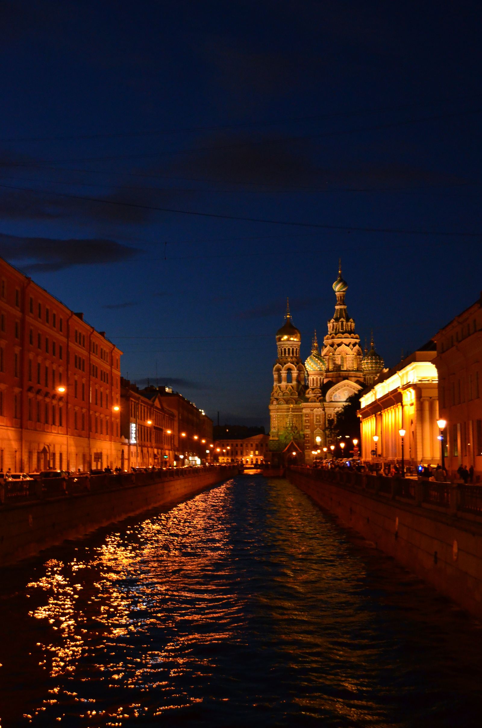 night view - My, Saint Petersburg, Night, Drawbridges, Bridge, Neva, , Savior on Spilled Blood, Griboyedov Canal, Longpost