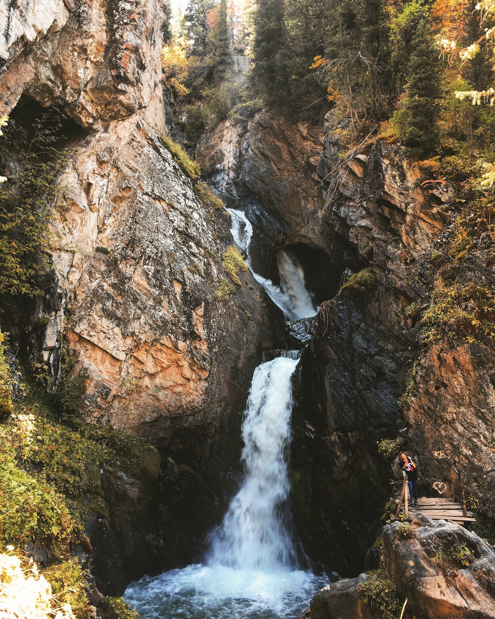 Turgen gorge, Almaty region, Kazakhstan - My, The mountains, Road, Travels, Autumn, The photo, My, Kazakhstan, Longpost