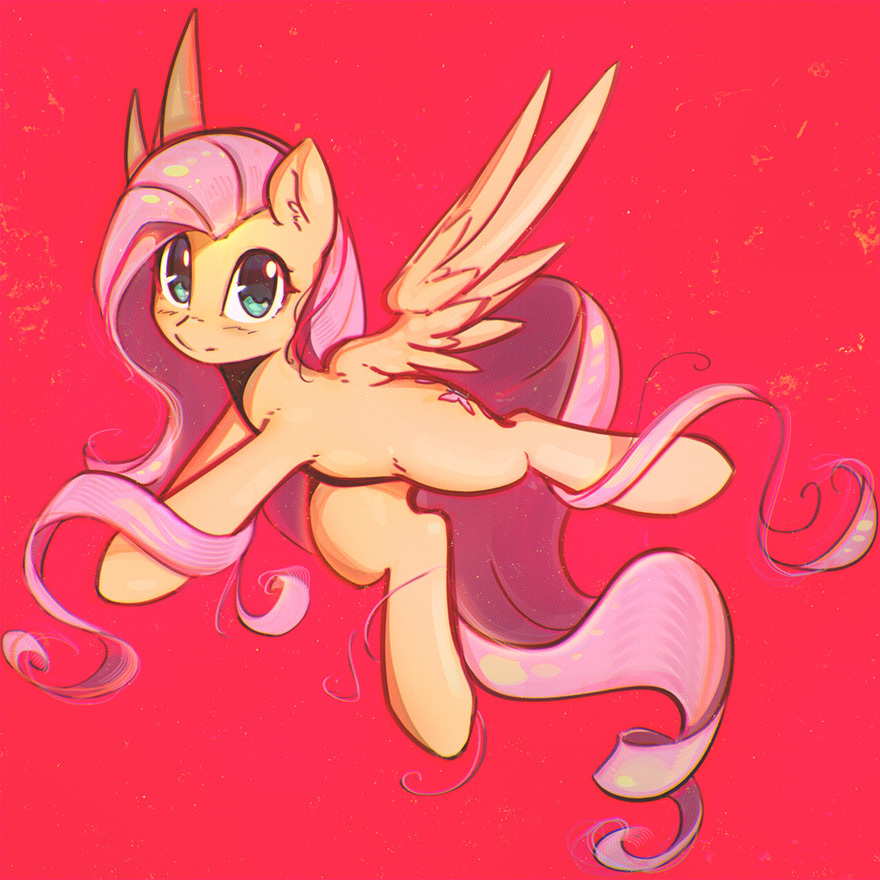 Cute Fluttershy post - My little pony, PonyArt, Fluttershy, Mirroredsea