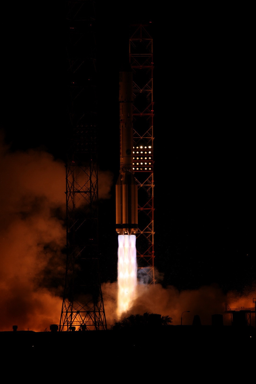 Proton-M successfully launched from Baikonur - Space, Rocket, Running, Proton-m, Baikonur, Roscosmos, Video, Longpost