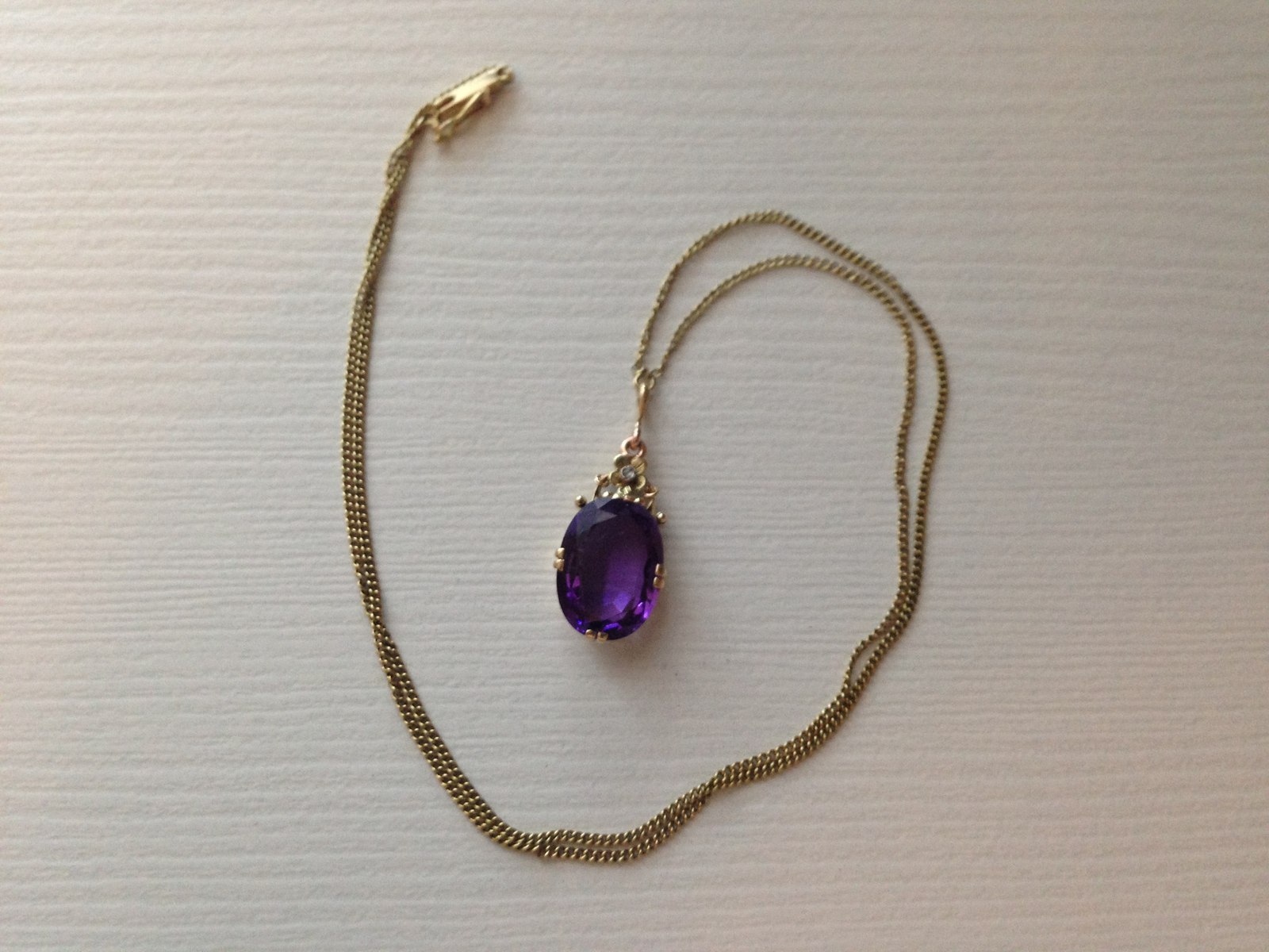 The history of one pendant - My, Pendant, Sapphire, Amethyst, Jewelcrafting, Decoration, Antiques, Longpost