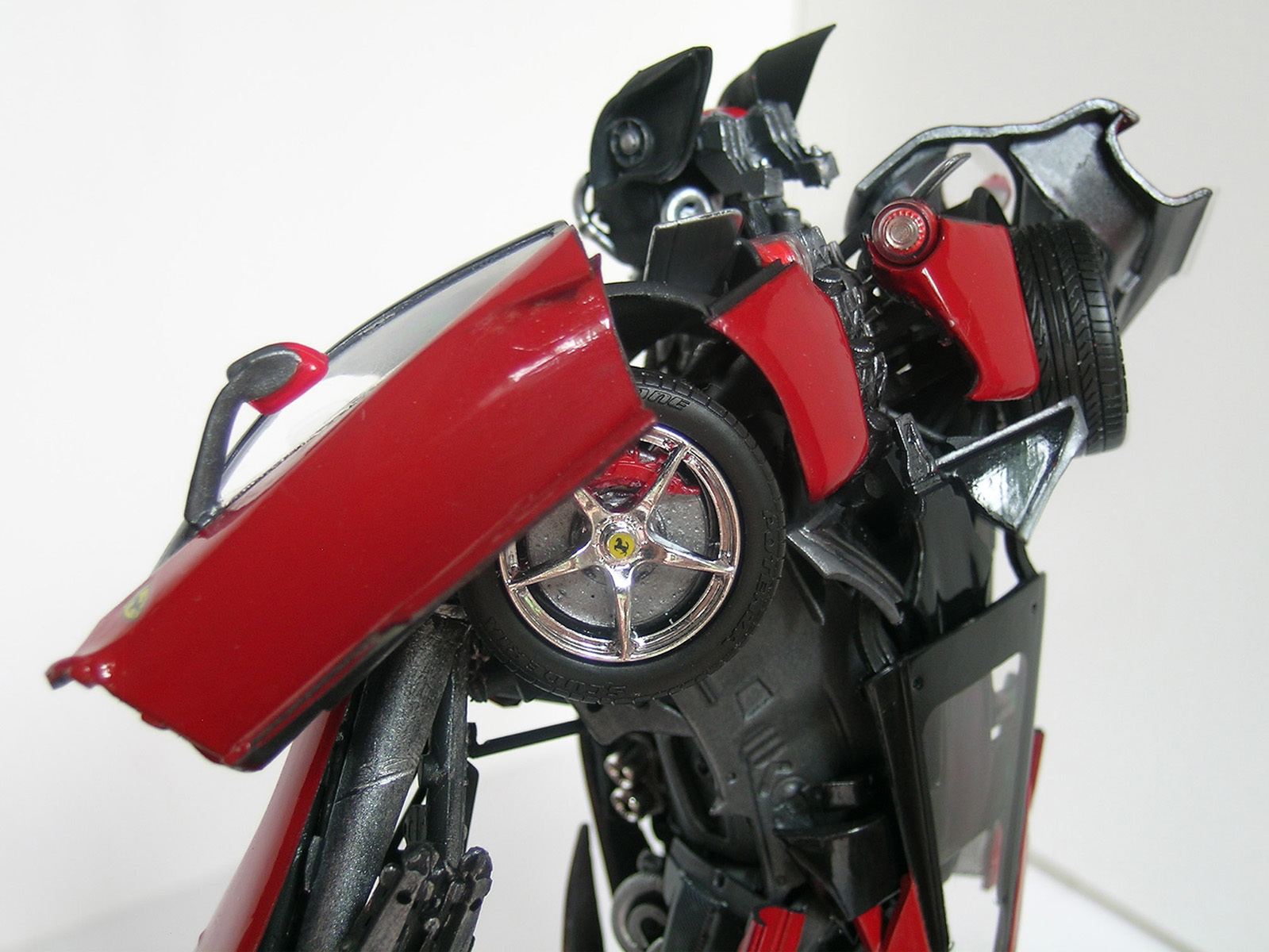 Transformer LaFer - homemade - Not mine, Stand modeling, Transformers, Ferrari, Revell, Longpost