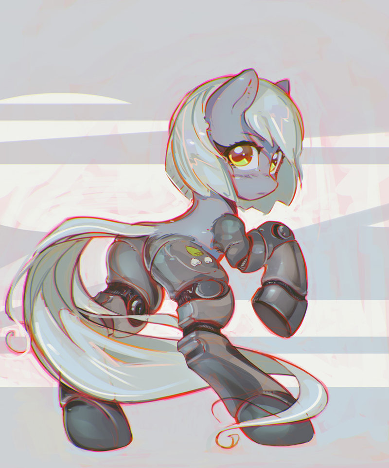 CyberLime - My Little Pony, PonyArt, Limestone Pie, Mirroredsea