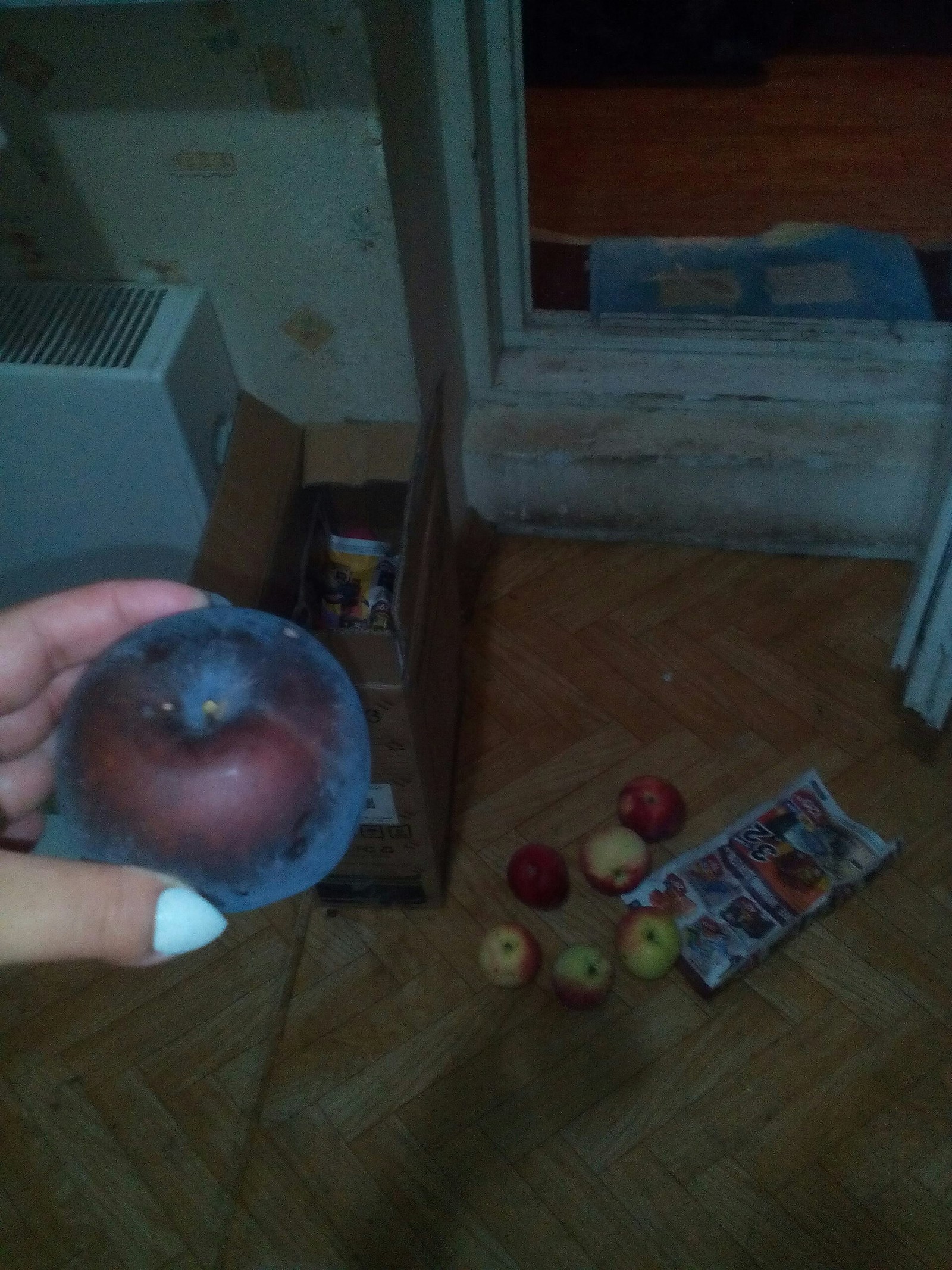 A new variety of BLACK APPLES. IT HAPPENS... - My, Apples, Person, Black, Bad people, Longpost