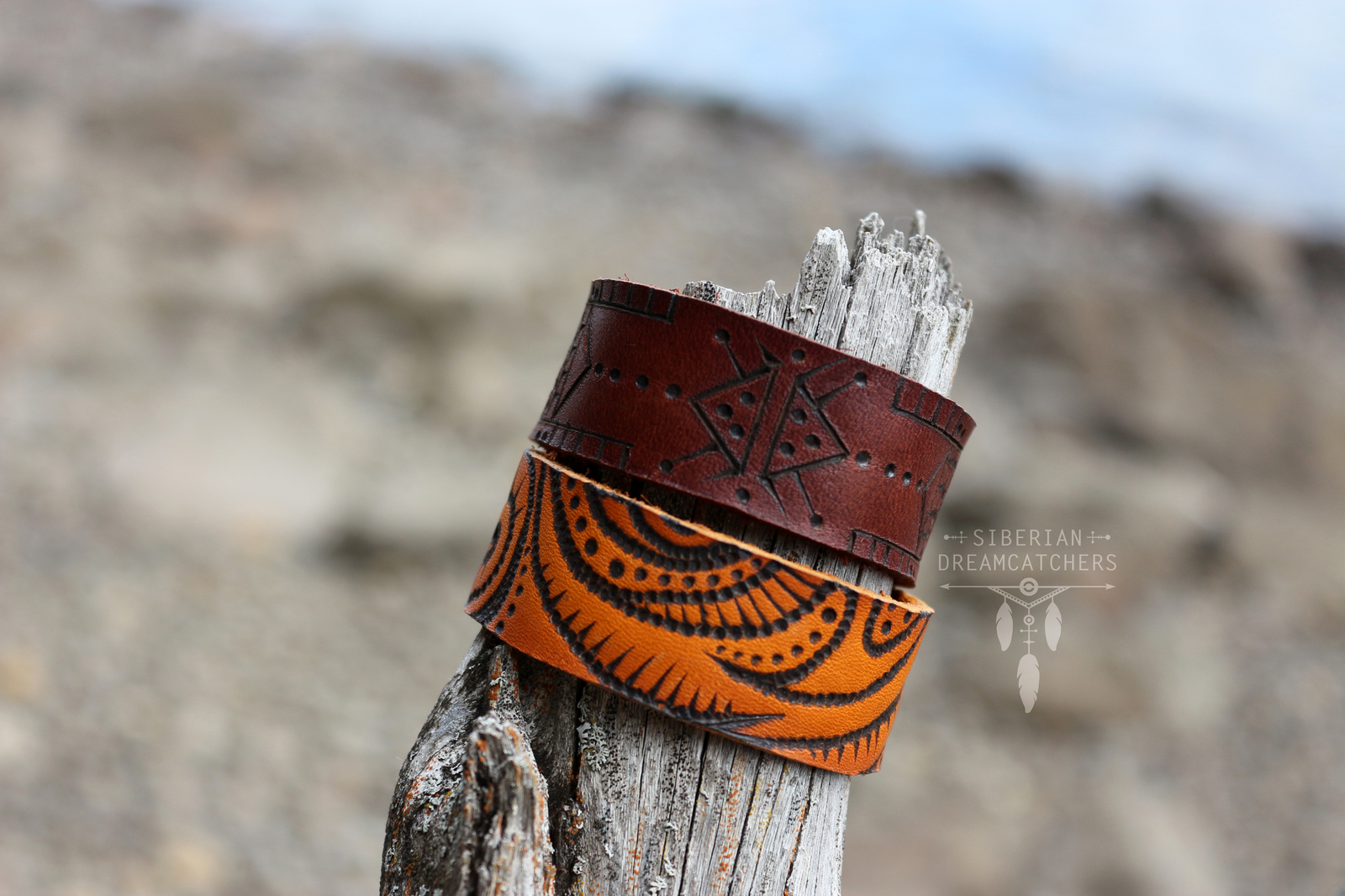 Bracelets made of genuine leather. pyrography technique. - My, Pyrography, Leather craft, Needlework without process, Leather, Leather products, My, Longpost