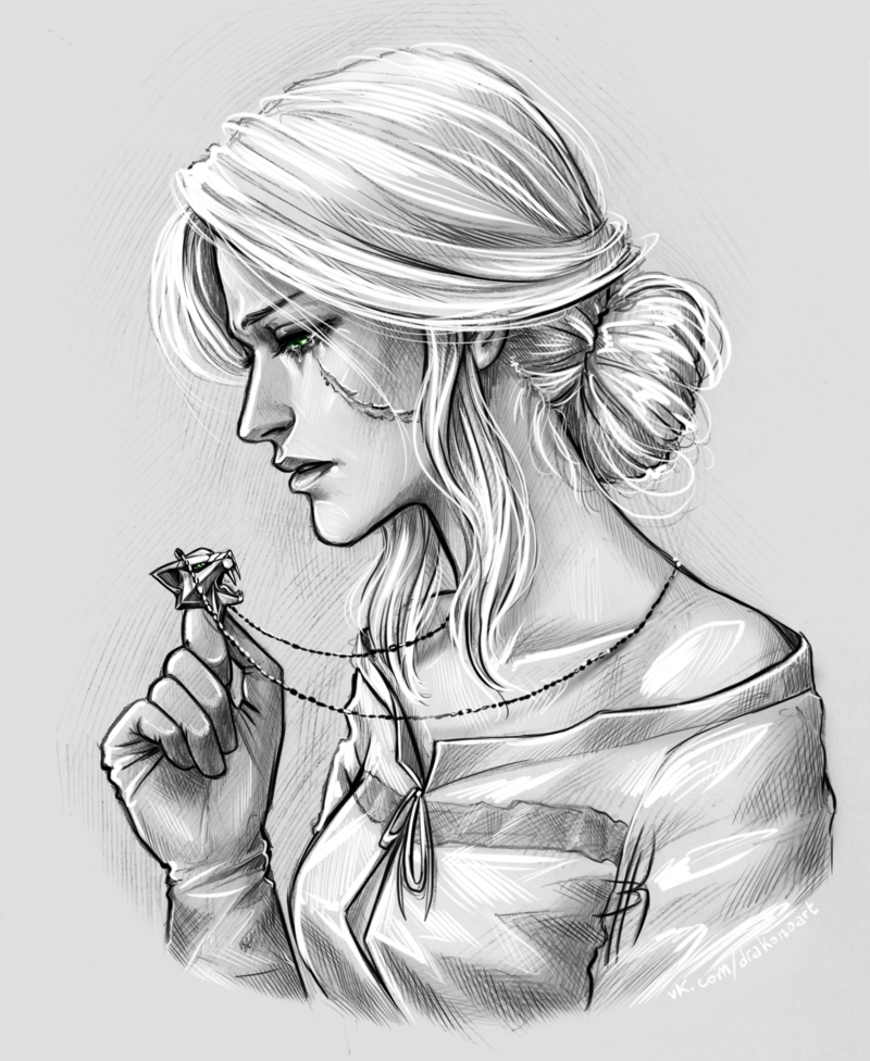 Kashi-malashi post (failed post of love to subscribers) <3 - My, Witcher, Ciri, Iorvet, Anna Henrietta, Art, Saskia, Love, Yennefer, Longpost