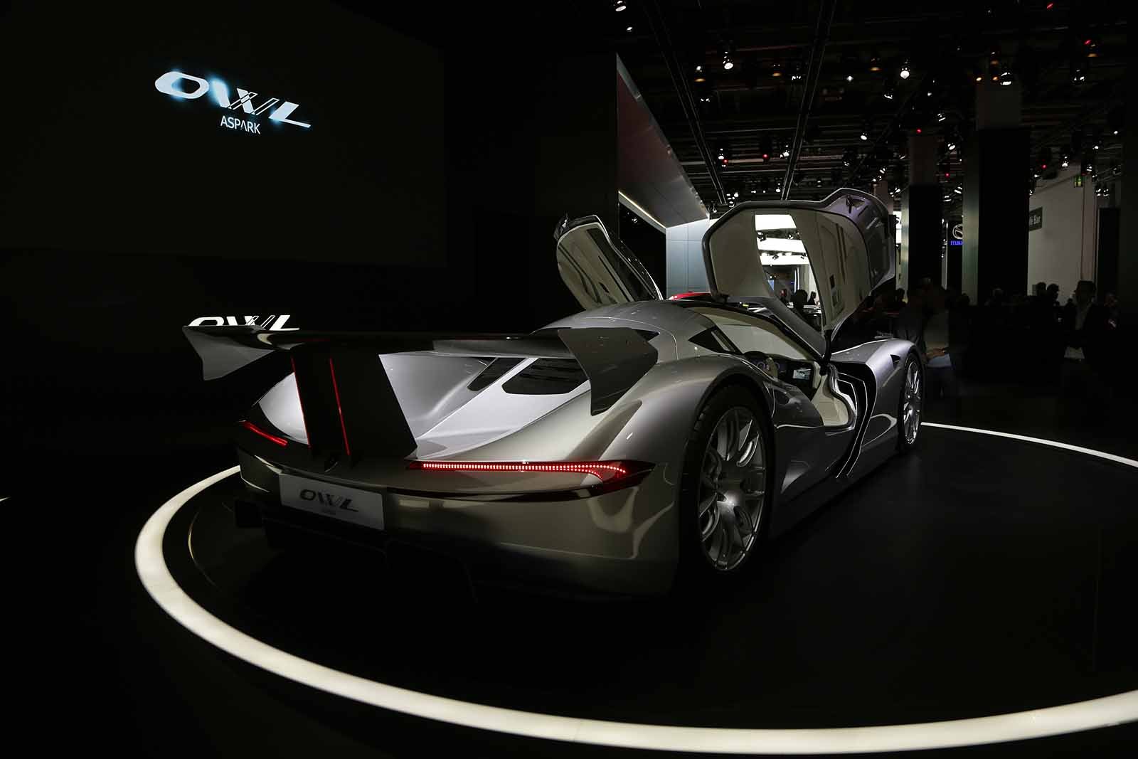 Supercar Aspark Owl became the lowest car in Frankfurt - Auto, Supercar, Japanese, Japan, The photo, Longpost