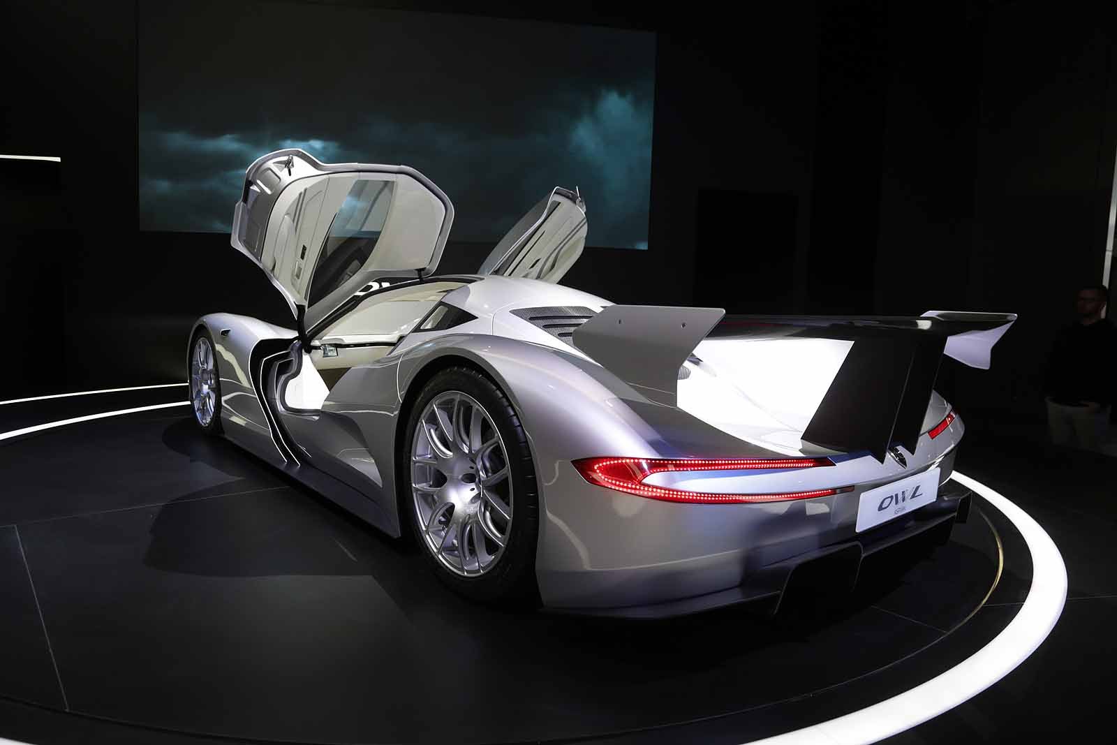 Supercar Aspark Owl became the lowest car in Frankfurt - Auto, Supercar, Japanese, Japan, The photo, Longpost