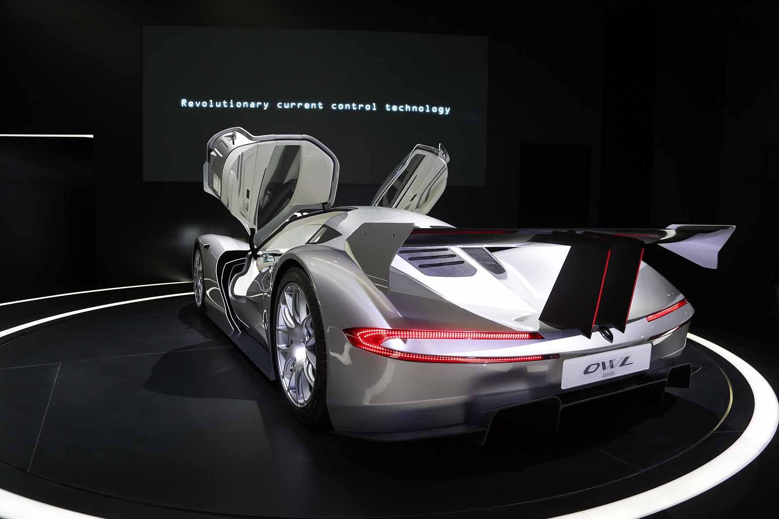 Supercar Aspark Owl became the lowest car in Frankfurt - Auto, Supercar, Japanese, Japan, The photo, Longpost