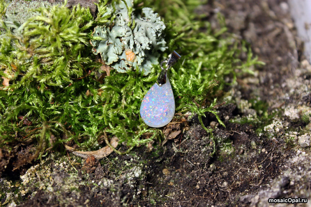 Multicolored pendants with opals - My, Opal, , Needlework without process, Longpost, Pendant, Suspension, Moss, Decoration